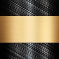 Gold metal background. Brushed metallic texture. 3d rendering photo