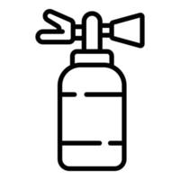 Fire extinguisher icon outline vector. Safety pictogram vector