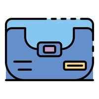 bolsa para drone icono color contorno vector