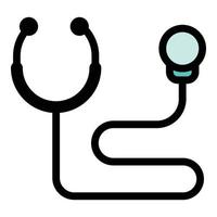 Tonometer icon color outline vector