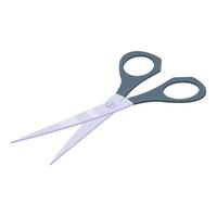 Scissors icon, isometric style vector