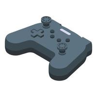 Joystick icon, isometric style vector