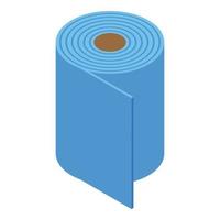 Tissue roll icon, isometric style vector