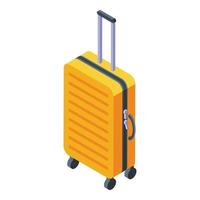 Baggage icon, isometric style vector