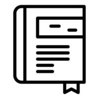 Data folder icon outline vector. File document vector