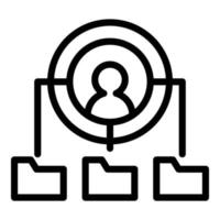 Web course student icon outline vector. Online school vector