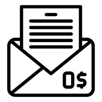 Course program icon outline vector. Online university vector