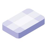 Brilliant stone icon, isometric style vector