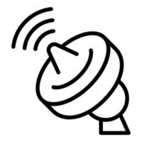 Antenna internet icon, outline style vector