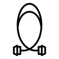 Refrigerator tool icon, outline style vector