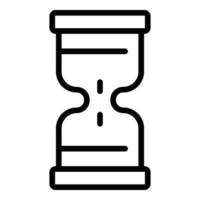 Time education icon, outline style vector