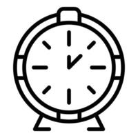 School time icon, outline style vector