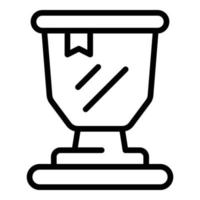 School award icon, outline style vector