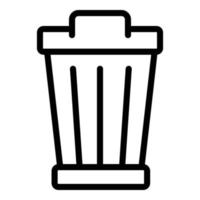 Filter search recycle icon, outline style vector