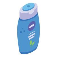 Shower gel icon, isometric style vector