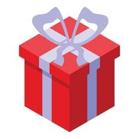 Inheritance gift icon, isometric style vector