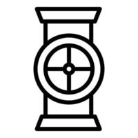 Tap kerosene icon, outline style vector