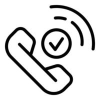 Medical appointment icon, outline style vector