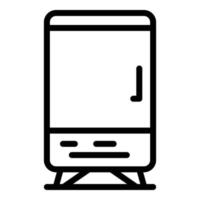 Beverage machine icon, outline style vector