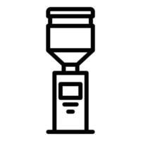Drinking cooler icon, outline style vector