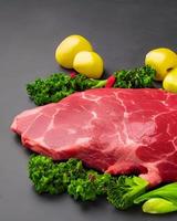 Fresh Boneless Raw Meat photo