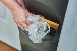 Picture of a segregation of waste bin photo