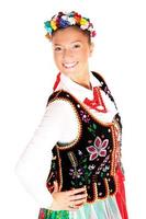 bailarina tradicional polaca foto