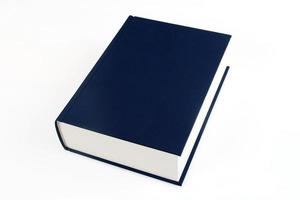 single book on white background photo