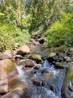 waterfall in stream photo