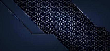 dark blue carbon abstract background photo