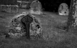 Ancient Headstone 01 photo