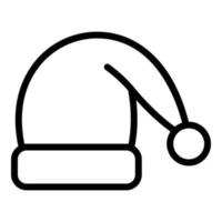 Sleeping hat icon, outline style vector