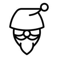 Gardening dwarf icon, outline style vector