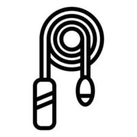 Endoscope pipeline icon, outline style vector