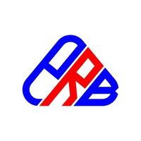 diseño creativo del logotipo de la letra prb con gráfico vectorial, logotipo simple y moderno de prb. vector
