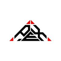 PEX letter logo creative design with vector graphic, PEX simple and modern logo.