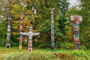 Totem Pole - Vancouver, Canada photo