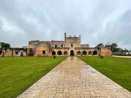 Convent of San Bernardino of Siena in Valladolid, Mexico. The Convent of San Bernardino de Siena is a silent sentinel to the history of the early days of the Spanish conquest. photo