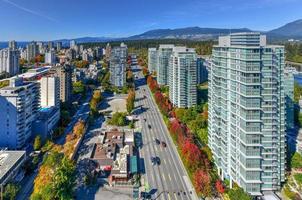 horizonte de vancouver, canadá foto