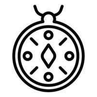 Contribute work icon, outline style vector