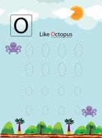 Pencil Control Worksheet For Kids vector