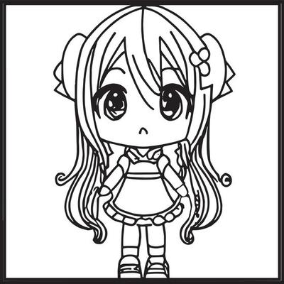 Desenhos de Gacha Life para Colorir  Coloring book art, Cute anime chibi,  Coloring pages