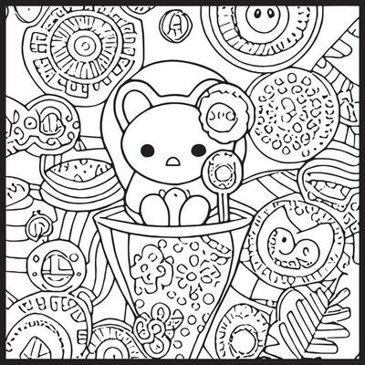 Hello Kitty Coloring Vector Art, Icons, and Graphics for Free Download