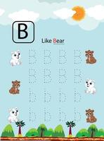 Pencil Control Worksheet For Kids vector