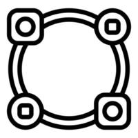 Adapt to new icon, outline style vector