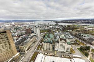 horizonte de la ciudad de quebec foto