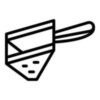Pool net icon, outline style vector