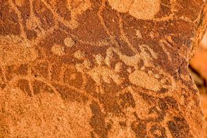 Bushman Rock Engravings - Namibia photo