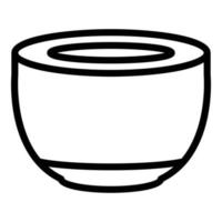Coffee capsule icon, outline style vector