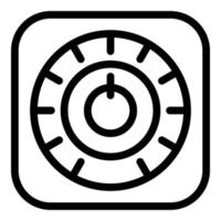 Home switch button icon, outline style vector